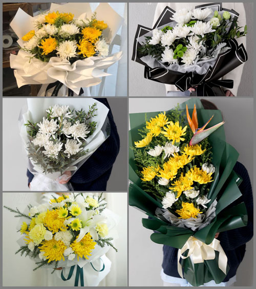 安徽宿州市萧县张庄寨镇张庄寨村白事花束代送